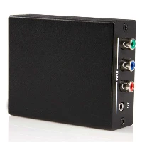 StarTech.com Component to HDMI Video Converter with Audio, Black, RoHS, CE, FCC, 1080p, HDMI, 5 V, 80 mm