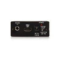 StarTech.com Component to HDMI Video Converter with Audio, Black, RoHS, CE, FCC, 1080p, HDMI, 5 V, 80 mm