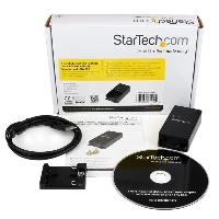 StarTech.com 1 Port Industrial USB to RS232 Serial Adapter with 5KV Isolation and 15KV ESD Protection, -30 - 75 C, -40 - 85 C, 42 mm, 84 mm, 22 mm, 50 g