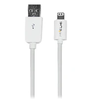 StarTech.com 15 cm (6 in.) USB to Lightning Cable - Short Lightning Cable - Charging Cable for iPhone / iPad / iPod - Apple MFi Certified - White, 0.15 m, Lightning, USB A, Male, Male, White