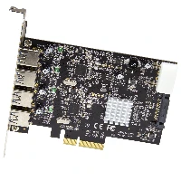 StarTech.com 4 Port USB 3.1 PCI-e Card - 10Gbps - 4x USB w/ Two Dedicated Channels - PCI Express Expansion Card / Adapter, PCIe, USB 3.2 Gen 1 (3.1 Gen 1), PCIe 3.0, Black, ASMedia - ASM1142, 10 Gbit/s