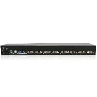 StarTech.com 8-port KVM Module for Rack-mount LCD Consoles, 1920 x 1440 pixels, Rack mounting, 0.6 W, 1U, Black