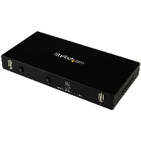 StarTech.com 2-port KVM Console Adapter - Laptop-to-Server, 1920 x 1200 pixels, Rack mounting, Black