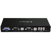 StarTech.com 2-port KVM Console Adapter - Laptop-to-Server, 1920 x 1200 pixels, Rack mounting, Black