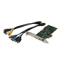 StarTech.com PCIe HDMI Video Capture Card - HDMI, VGA, DVI, or Component Video at 1080p60, Green, PCIe, 1920 x 1080 pixels, CE, FCC, REACH, TAA, NTSC, PAL 60, PAL M, 480i, 480p, 576i, 576p, 720p, 1080i, 1080p