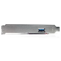 StarTech.com 2 port PCI Express SuperSpeed USB 3.0 Card with UASP Support - 1 Internal 1 External, PCIe, USB 3.2 Gen 1 (3.1 Gen 1), Red, CE, FCC, 0 - 50 C, -20 - 60 C