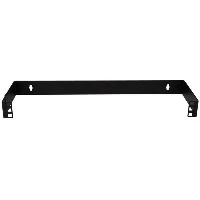 StarTech.com 1U 19in Hinged Wall Mounting Bracket for Patch Panels, Wall mounted rack, Black, 8 kg, 1U, Square, Open