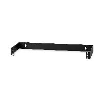 StarTech.com 1U 19in Hinged Wall Mounting Bracket for Patch Panels, Wall mounted rack, Black, 8 kg, 1U, Square, Open