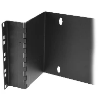 StarTech.com 4U 19in Hinged Wall Mounting Bracket for Patch Panels, Wall mounted rack, 4U, 15 kg, 2.2 kg, Black