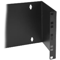 StarTech.com 4U 19in Hinged Wall Mounting Bracket for Patch Panels, Wall mounted rack, 4U, 15 kg, 2.2 kg, Black
