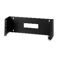 StarTech.com 4U 19in Hinged Wall Mounting Bracket for Patch Panels, Wall mounted rack, 4U, 15 kg, 2.2 kg, Black