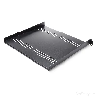 StarTech.com 1U Server Rack Shelf - Universal Vented Rack Mount Cantilever Tray for 19