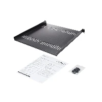 StarTech.com 1U Server Rack Shelf - Universal Vented Rack Mount Cantilever Tray for 19