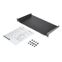 StarTech.com 1U Fixed Server Rack Mount Shelf - 10in Deep Steel Universal Cantilever Tray for 19