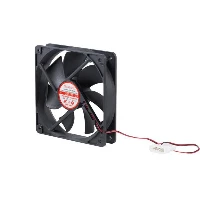 StarTech.com 120x25mm Dual Ball Bearing Computer Case Fan w/ LP4 Connector, Fan, 12 cm, 2000 RPM, 30 dB, 72.94 cfm, Black
