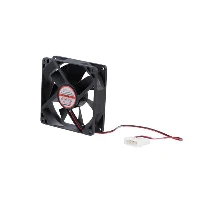 StarTech.com 92x25mm Dual Ball Bearing Computer Case Fan w/ LP4 Connector, Fan, 9.2 cm, 2200 RPM, 26 dB, 39.35 cfm, Black