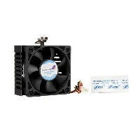 StarTech.com 65x60x45mm Socket 7/370 CPU Cooler Fan w/ Heatsink & TX3 connector, Cooler, 5.8 cm, 4000 RPM, 31 dB, 20.2 cfm, Black