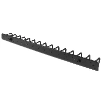 StarTech.com Vertical Cable Organizer with D-Ring Hooks - 0U - 2.8ft., Cable management panel, Black, Steel, 20U, 863.6 mm, 50 mm