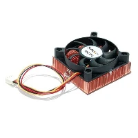 StarTech.com 1U 60x10mm Socket 7/370 CPU Cooler Fan w/ Copper Heatsink & TX3, Cooler, 6 cm, 5000 RPM, 31 dB, 13.48 cfm, Black