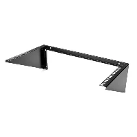 StarTech.com Vertical Wall-Mount Server Rack - Solid Steel - 6U, Wall mounted rack, 6U, 90.7 kg, 1.3 kg, Black