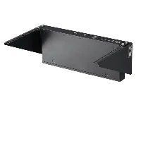 StarTech.com Vertical Wall-Mount Server Rack - Solid Steel - 6U, Wall mounted rack, 6U, 90.7 kg, 1.3 kg, Black