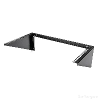 StarTech.com Vertical Wall-Mount Server Rack - Solid Steel - 6U, Wall mounted rack, 6U, 90.7 kg, 1.3 kg, Black