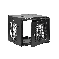 StarTech.com 9U Wall-Mount Server Rack Cabinet - Up to 19 in. Deep, Wall mounted rack, 9U, 90 kg, Cable management, 21 kg, Black