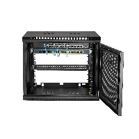 StarTech.com 9U Wall-Mount Server Rack Cabinet - Up to 19 in. Deep, Wall mounted rack, 9U, 90 kg, Cable management, 21 kg, Black