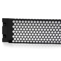 StarTech.com 2U Tool-Less Vented Blank Rack Panel, Vented blank panel, Black, Steel, 2U, CE, TAA, REACH, 308.9 g