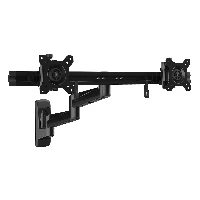 StarTech.com Wall Mount Dual Monitor Arm  Articulating Ergonomic VESA Wall Mount for 2x 24