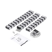 StarTech.com Cable Management Spine, Cable sleeve, Desk, Plastic, Steel, Silver