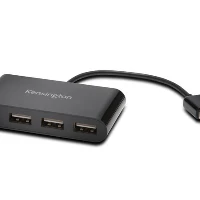 Kensington USB 2.0 4-Port Hub, USB 2.0, USB 2.0, 480 Mbit/s, Black, Windows XP or above macOS 10.6 or above, 1 pc(s)