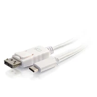 C2G 0.9m (3ft) USB C to DisplayPort Adapter Cable White - 4K Audio / Video Adapter, 4096 x 2160 pixels