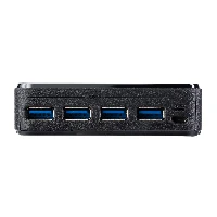 StarTech.com 4 to 4 USB 3.0 Peripheral Sharing Switch, 5 Gbit/s, Micro-USB Type-B, Black, Plastic, CE, FCC, REACH, 0 - 40 C