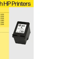 HP 304 2-pack Black/Tri-color Original Ink Cartridges, Standard Yield, Pigment-based ink, Dye-based ink, 4 ml, 2 ml, 2 pc(s)
