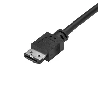 StarTech.com USB-C to eSATA Cable - For External Storage Devices - USB 3.0 (5Gbps) - 3 ft. (1 m), 0.9 m, USB C, Black