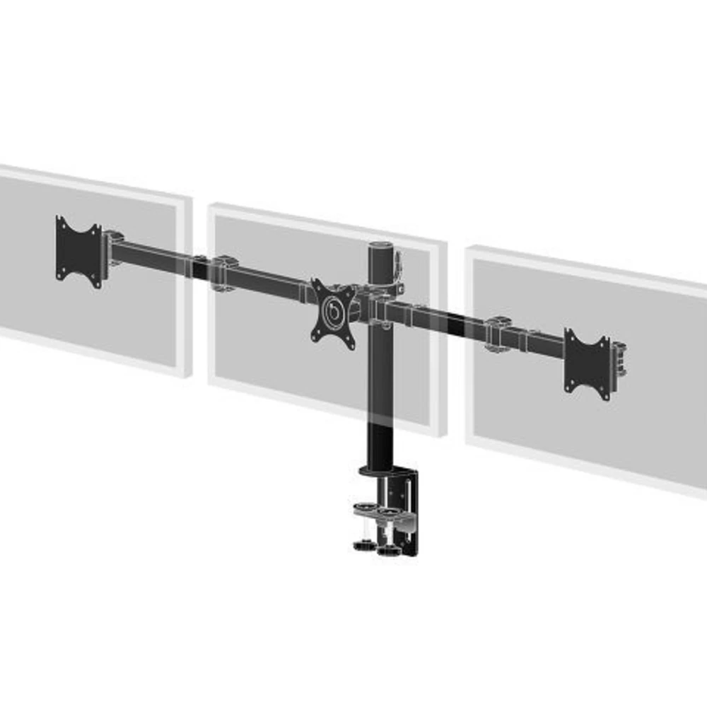 IIYAMA f / 3 x 10'' - 27'' Screens iiyama Desk Mount. Mounting Clamp, Maximum weight capacity 30 kg, Mi