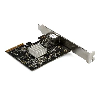 StarTech.com 5G PCIe Network Adapter Card - NBASE-T & 5GBASE-T 2.5BASE-T PCI Express Network Interface Adapter - 5GbE/2.5GbE/1GbE Multi Gigabit Ethernet Workstation NIC - 4 Speed LAN Card, Internal, Wired, PCI Express, Ethernet, 5000 Mbit/s, Black