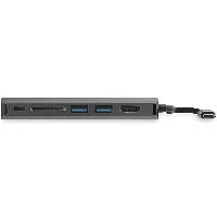 StarTech.com USB C Multiport Adapter - USB-C Travel Dock to 4K HDMI, 3x USB 3.0 Hub, SD/SDHC, GbE, 60W PD 3.0 Pass-Through - USB Type-C/Thunderbolt 3 - Replaces DKT30CSDHPD, Wired, USB 3.2 Gen 1 (3.1 Gen 1) Type-C, 10,100,1000 Mbit/s, IEEE 802.3, IEEE 802.3ab, IEEE 802.3u, Black, Grey, MicroSD (TransFlash), MicroSDHC, MicroSDXC, SDHC, SDXC