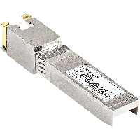 StarTech.com HPE 813874-B21 Compatible SFP+ Module - 10GBASE-T - SFP to RJ45 Cat6/Cat5e - 10GE Gigabit Ethernet SFP+ - RJ-45 30m - HPE BladeSystem, c-Class, Copper, 10000 Mbit/s, SFP+, 30 m, IEEE 802.3an, Silver