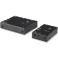 StarTech.com HDMI over IP Extender with Video Compression - 1080p, 1920 x 100 pixels, AV transmitter & receiver, 15 m, Wired, Black