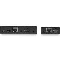 StarTech.com HDMI over IP Extender with Video Compression - 1080p, 1920 x 100 pixels, AV transmitter & receiver, 15 m, Wired, Black