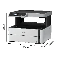 Epson EcoTank ET-M2140, Inkjet, Mono printing, 1200 x 2400 DPI, Mono copying, A4, Black, Grey