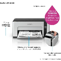 Epson EcoTank ET-M1100, Colour, 1440 x 720 DPI, A4, 15000 pages per month, Black, Grey