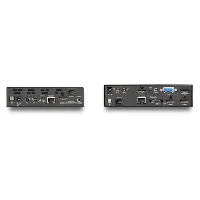 StarTech.com Multi-Input HDBaseT Extender Kit with Built-In Switch and Video Scaler, 1920 x 1200 pixels, AV transmitter & receiver, 70 m, Wired, Black