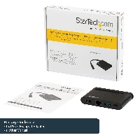 StarTech.com USB C Multiport Adapter - Portable USB-C Dock with 4K HDMI - 100W PD 3.0 Pass-Through, 1x USB-A, 1x USB-C, GbE - Thunderbolt 3 & USB Type-C Laptop Travel Dock - Mac & Windows, Wired, USB 3.2 Gen 1 (3.1 Gen 1) Type-C, 100 W, USB Type-A, USB Type-C, 10,100,1000 Mbit/s, IEEE 802.3, IEEE 802.3ab, IEEE 802.3u