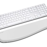 Kensington ErgoSoft Wrist Rest for Slim Keyboards, Faux leather, Gel, Grey, 432 x 101 x 10 mm, 380 g