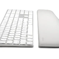 Kensington ErgoSoft Wrist Rest for Slim Keyboards, Faux leather, Gel, Grey, 432 x 101 x 10 mm, 380 g