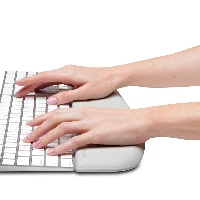 Kensington ErgoSoft Wrist Rest for Slim Keyboards, Faux leather, Gel, Grey, 432 x 101 x 10 mm, 380 g