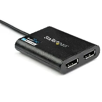 StarTech.com USB 3.0 to Dual DisplayPort Adapter - 4K 60Hz, 3.2 Gen 1 (3.1 Gen 1), USB Type-A, DisplayPort output, 4096 x 2160 pixels